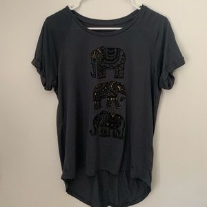 VINTAGE ELEPHANT TOP SHORT SLEEVE